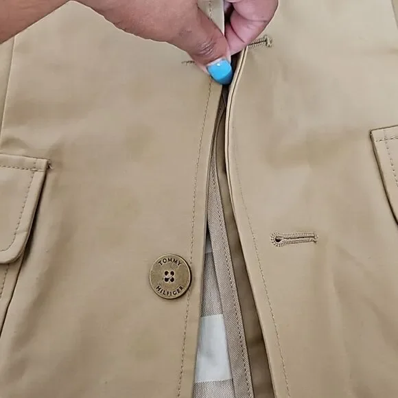 Tommy Hilfiger Men's Cotton Blazer Small Brown - Picture 16 of 16